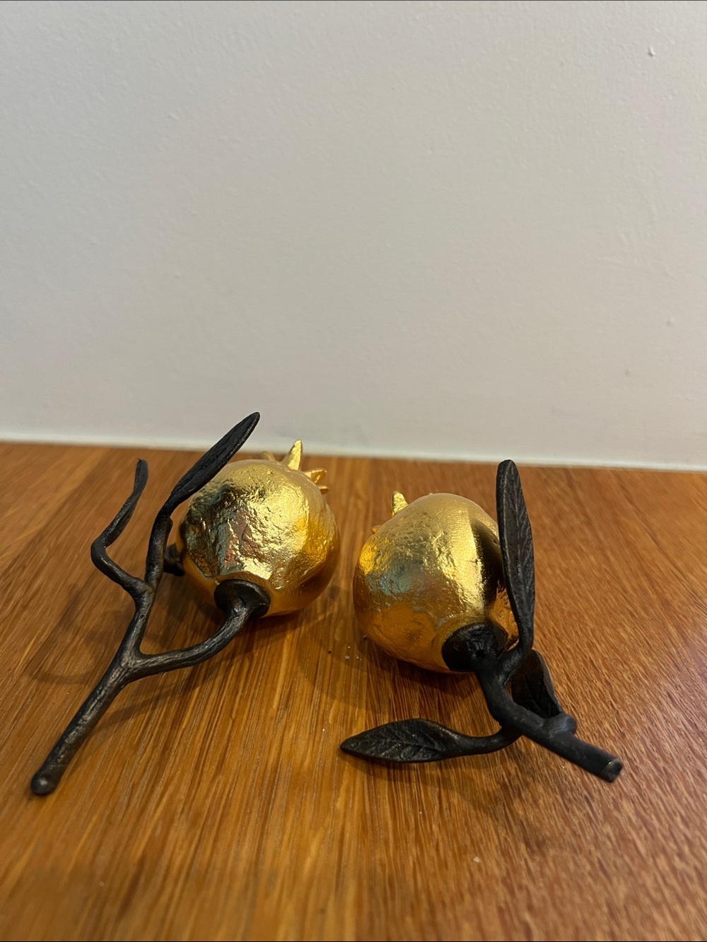 Michael Aram Gold Pomegranate Salt & Pepper Shakers - Picture 5 of 6